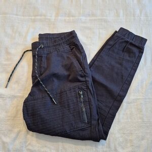 Ring of Fire boys size large pull on Biker Moto Jogger dark navy EUC